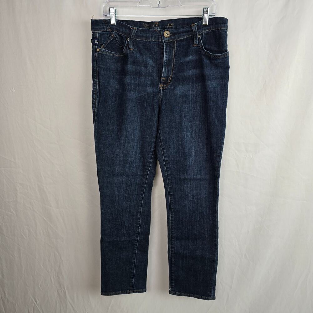 Rock & Republic Fixx Skinny Women's 16 Blue Dark Wash